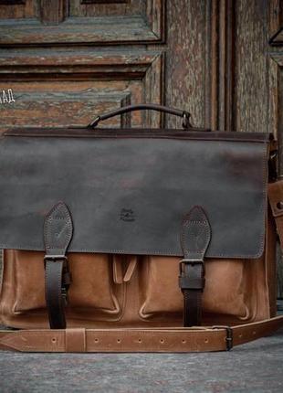 Мужская деловая сумка, портфель под ноутбук6 фото