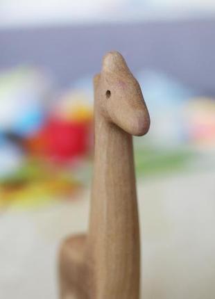 Дерев'яна іграшка жираф4 фото