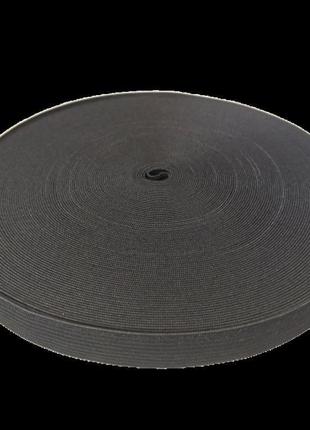 Широка білизняна гумка для одягу чорна 1,5 см х 22,5 (синдтекс-0066)2 фото