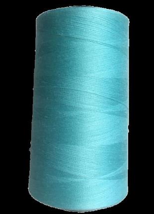Нить швейная 100% pe 50/2 цв s-385 голубой nitex (велл-560)