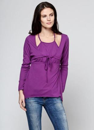Блуза фиолетовый (л.17-4629)1 фото