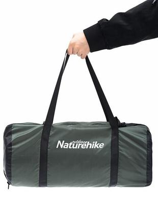 Килимок вологозахисний бавовняний naturehike nh20fcd11, 145*180 см, темно-зелений3 фото