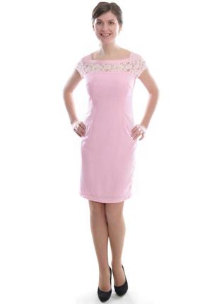 Платье розовый (дн-111-6426)