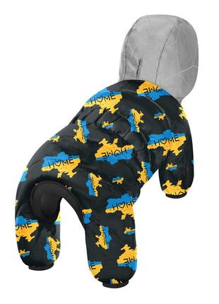Комбинезон для собак waudog clothes рисунок "дом", s30, в 57-59 см, с 40-43 см