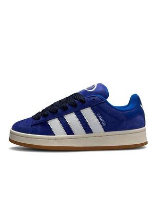 Женские кроссовки adidas originals campus prm navy white ,удобные спортивные кеды для спорта,демисезонные каче4 фото