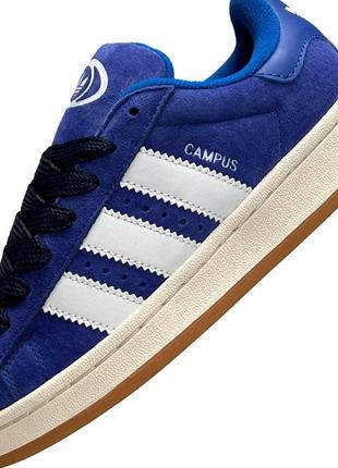 Женские кроссовки adidas originals campus prm navy white ,удобные спортивные кеды для спорта,демисезонные каче8 фото