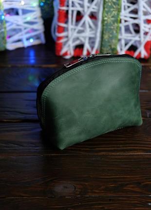 Зеленая женская косметичка