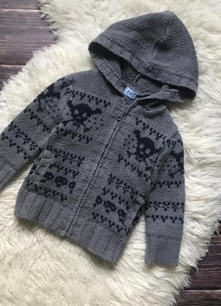 F&f теплий светр на блискавці