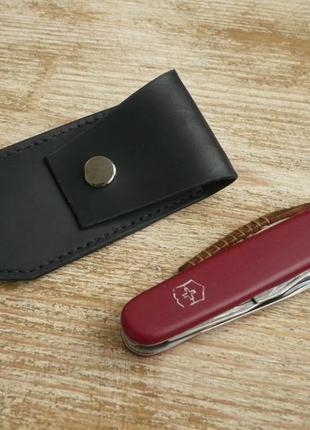 Кожаный чехол для ножа victorinox4 фото