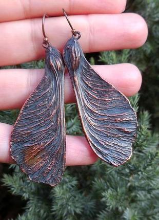 Серьги авторские "воспоминания детства"