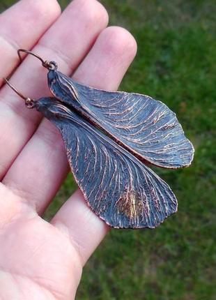 Серьги авторские "воспоминания детства"