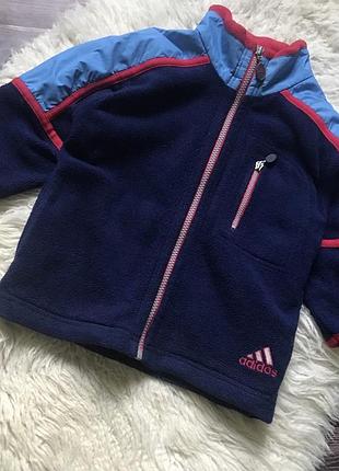 Куртка флисовая adidas демисезон