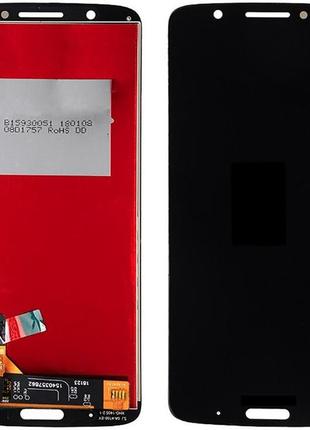 Дисплей для motorola moto g6 plus (xt1926) с сенсором black