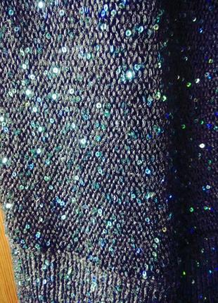 Savoir батал вязаное платье с люриксом платье туника2 фото
