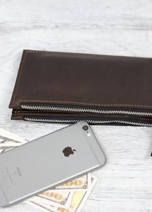Чоловічий шкіряний гаманець2 фото