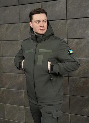 Куртка pobedov motive із липучками хакі3 фото