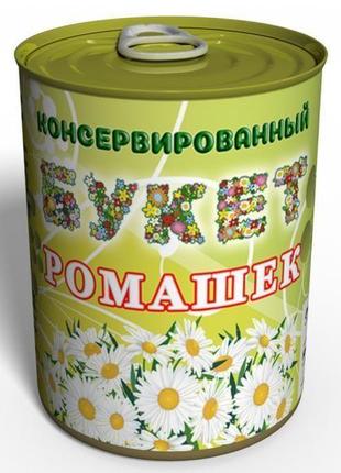 Консервований букет ромашок - букет квітів - консервовані ромашки1 фото