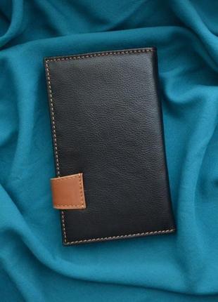 Іменний шкіряний гаманець "трикветр"5 фото