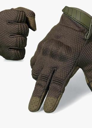 Військові тактичні рукавиці wtactful олива6 фото