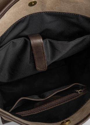 Рюкзак молодіжний мікс парусини і шкіри rgj-9001-4lx tarwa5 фото