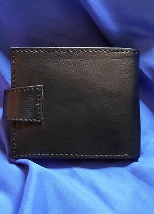 Іменний чорний шкіряний гаманець "пантера"8 фото