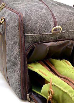Дорожная комбинированая сумка canvas и crazy horse rg-3032-4lx бренда tarwa8 фото