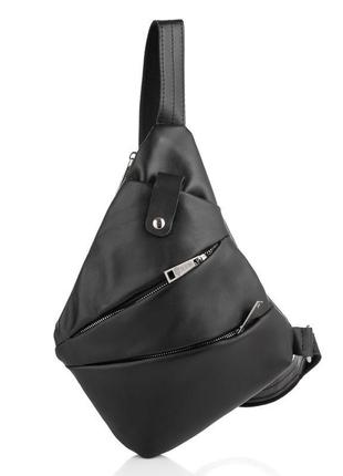 Чоловіча сумка через плече ga-6402-3md чорна бренд tarwa3 фото