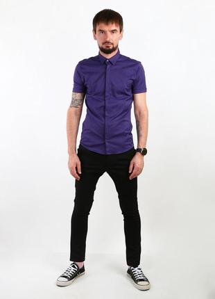 Рубашка фиолетовый (saa-55-07-421-purple)4 фото
