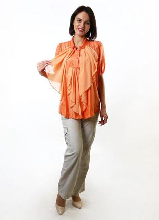 Блуза оранжевый (pvm-0821-orange)