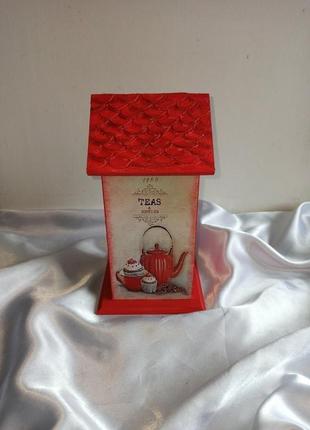 Чайный домик ′приятное чаепитие′, подарок маме, бабушке, учителю5 фото