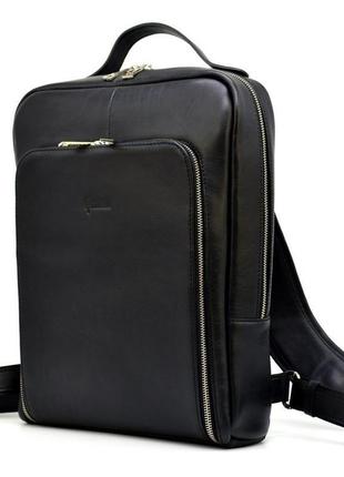 Шкіряний стильний рюкзак для ноутбука tarwa ta-1239-4lx (унісекс)1 фото