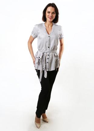 Блуза серый (pvm-k-0232-gray)