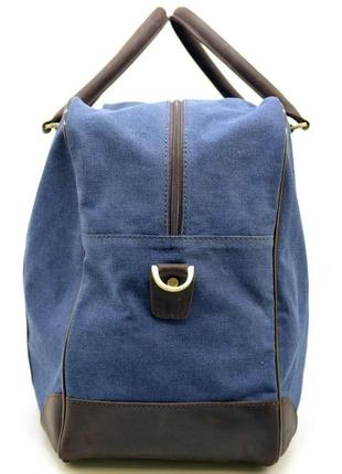 Дорожная сумка из ткани канвас с элементами натуральной кожи rk-6827-4lx бренда tarwa