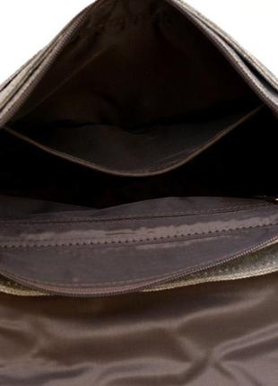 Сумка-месенджер через плече мікс тканини канваз і шкіри rgj-1309-4lx tarwa6 фото