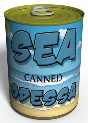 Canned sea odessa - консервированное море одесса - оригинальный сувенир с моря1 фото