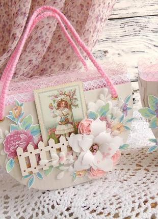 Пасхальные корзинки розовые