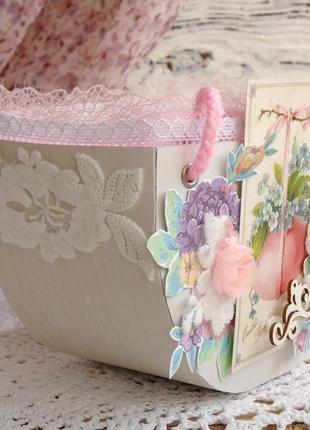 Пасхальные корзинки розовые