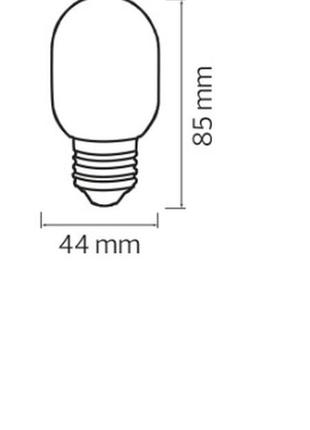Лампа діодна "comfort" 2w e27 a45 (фіалетова)2 фото