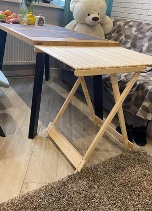 Розкладний столик 75х50, висота 75 см