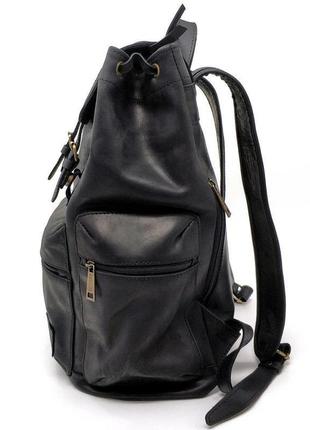 Кожаный городской рюкзак ra-0010-4lx от бренда tarwa3 фото
