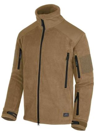 Тактична куртка флісова helikon-tex liberty double fleece м coyote xl