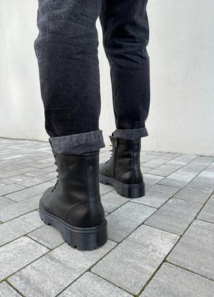 Мужские кожаные ботинки (7200з) 43 vzutik черный (2000002759010)3 фото