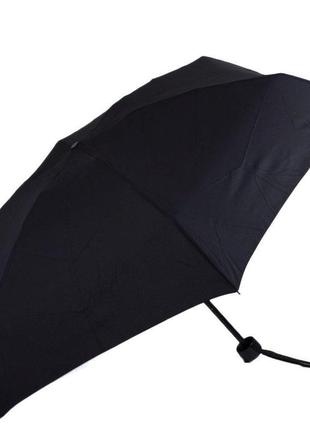 Жіноча складана парасолька механічна 93 см fulton чорна (2000002487043)