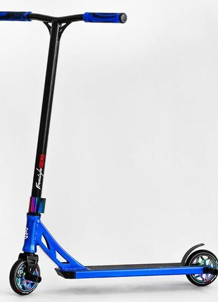 Самокат трюковий 58х89 см best scooter блакитний (2000002311522)