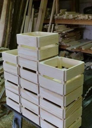 Ящики дерев'яні маленькі під мікрозелень5 фото