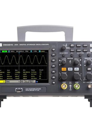 Цифровой осциллограф hantek dso2d15 150мгц с генератором сигналов1 фото