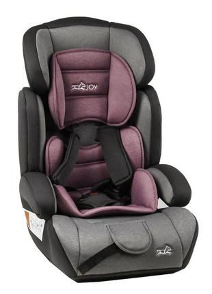 Автокрісло joy 9-36 кг grey/pink (36800)