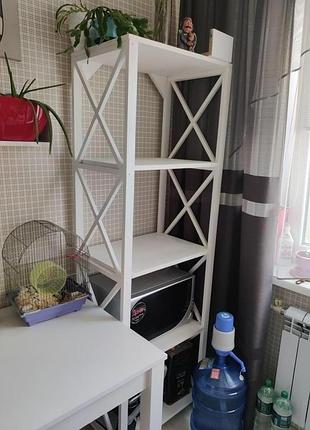 Дерев'яний стелаж на кухню