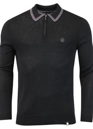 Pretty green polo long sleeve вискоза lacoste boss casual поло джемпер