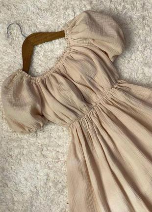 Платье из ткани муслин много цветов